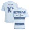 Daniel Salloi Sporting Kansas City adidas Youth 2025 One KC Replica Player Jersey - - Front View