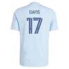 Jake Davis Sporting Kansas City adidas 2025 One KC Replica Player Jersey - - Detail View