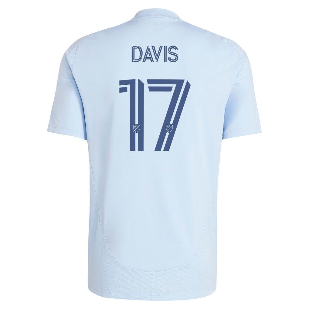 Jake Davis Sporting Kansas City adidas 2025 One KC Replica Player Jersey - Light Blue