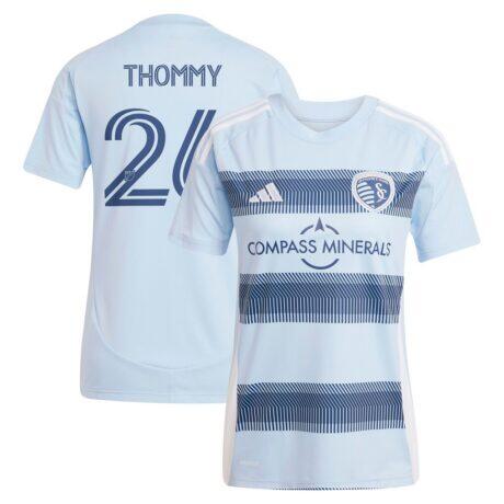 Erik Thommy Sporting Kansas City adidas Women's 2025 One KC Replica Player Jersey - - Front View