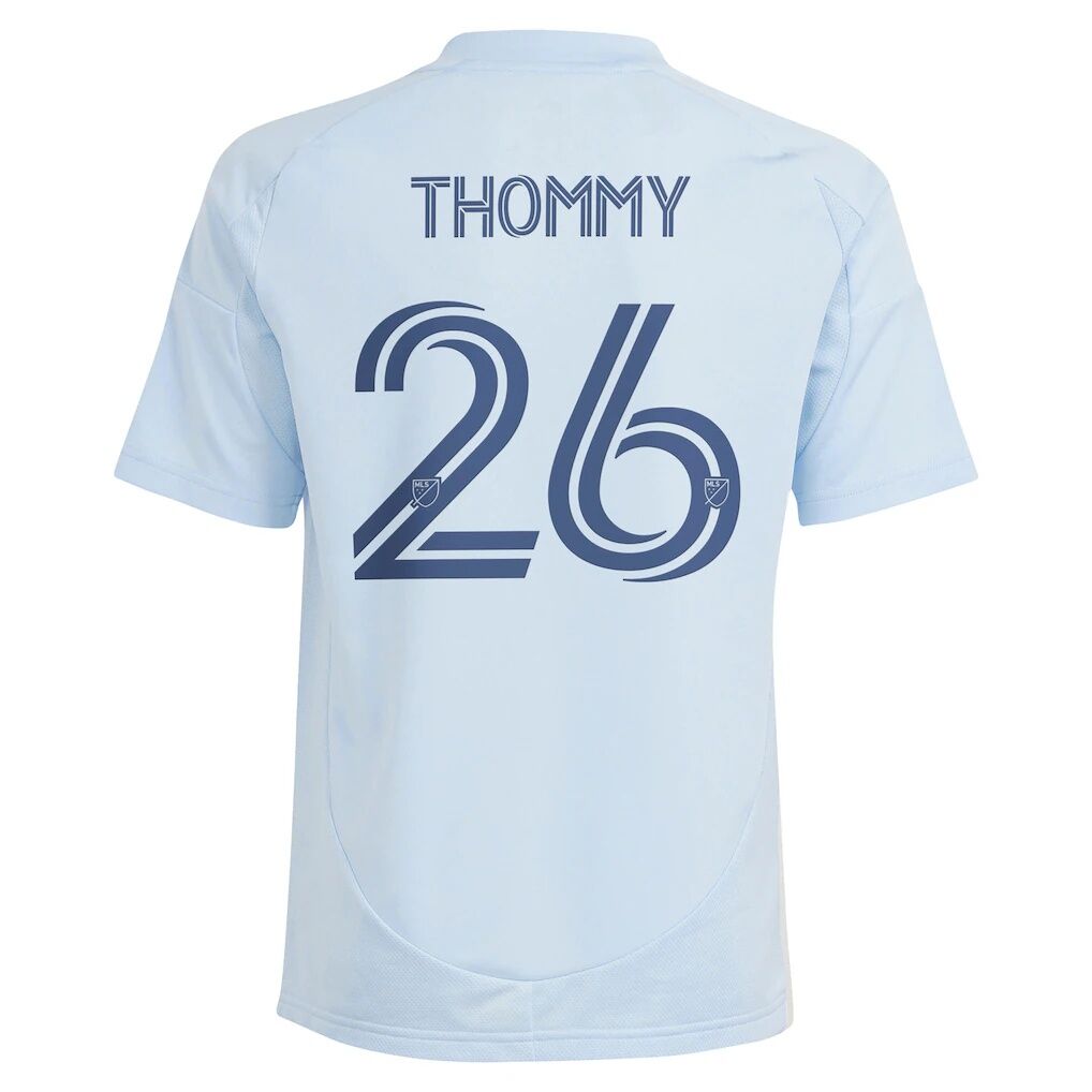 Erik Thommy Sporting Kansas City adidas Youth 2025 One KC Replica Player Jersey - Light Blue
