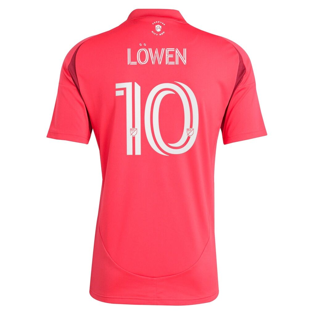 Eduard Löwen St. Louis City SC adidas 2025 Forever CITY Red Replica Player Jersey