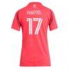 Marcel Hartel St. Louis City SC adidas Women's 2025 Forever CITY Red Replica Player Jersey - Red - Detail View