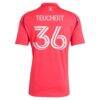 Cedric Teuchert St. Louis City SC adidas 2025 Forever CITY Red Replica Player Jersey - Red - Detail View