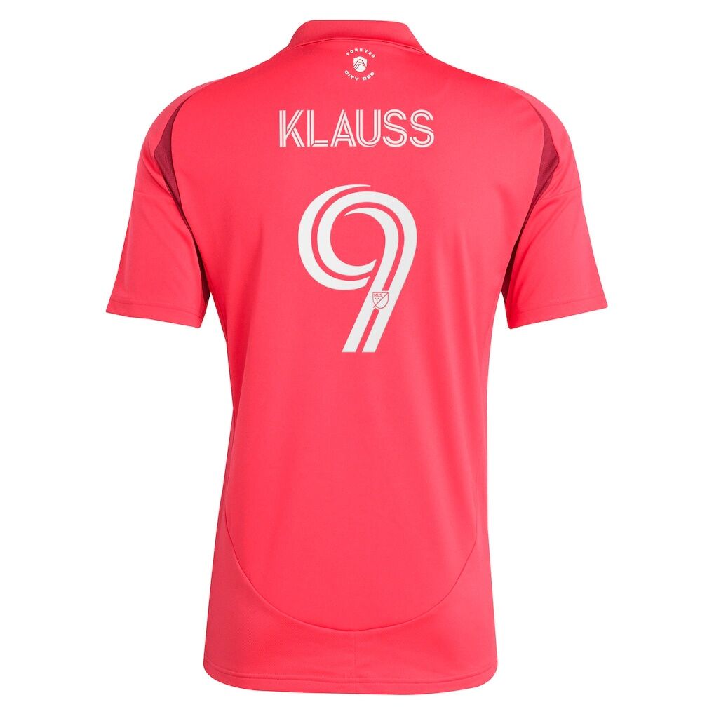 João Klauss St. Louis City SC adidas 2025 Forever CITY Red Replica Player Jersey