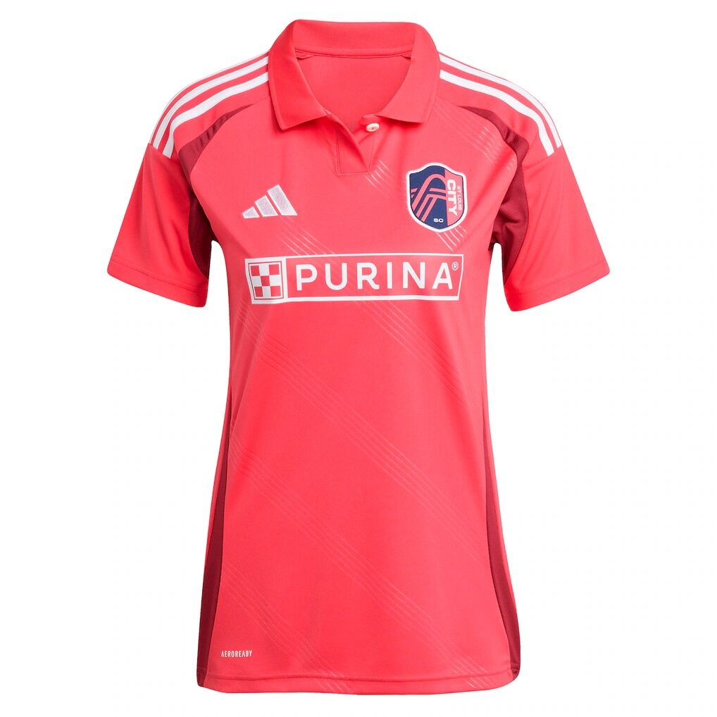 João Klauss St. Louis City SC adidas Women's 2025 Forever CITY Red Replica Player Jersey