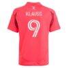 João Klauss St. Louis City SC adidas Youth 2025 Forever CITY Red Replica Player Jersey - Red - Detail View
