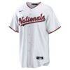 Dylan Crews Washington Nationals Nike Home Replica Jersey - White - Side View