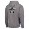 NBA Events FISLL Unisex Logoman Shadow Collection Pullover Hoodie - Gray - Detail View