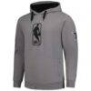 NBA Events FISLL Unisex Logoman Shadow Collection Pullover Hoodie - Gray - Side View