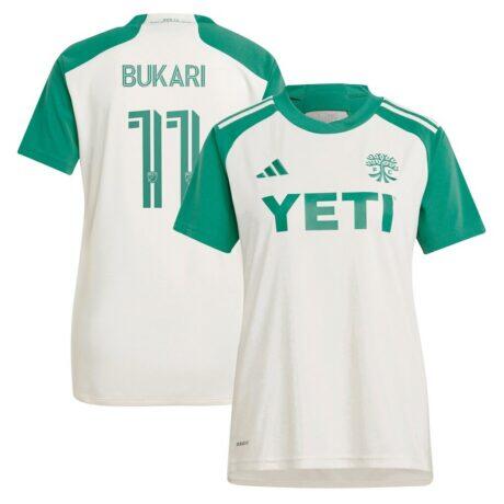 Osman Bukari Austin FC adidas Women's 2024 The Armadillo Kit Replica Player Jersey - - Front View
