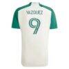 Brandon Vazquez Austin FC adidas 2024 The Armadillo Kit Replica Player Jersey - Tan - Detail View