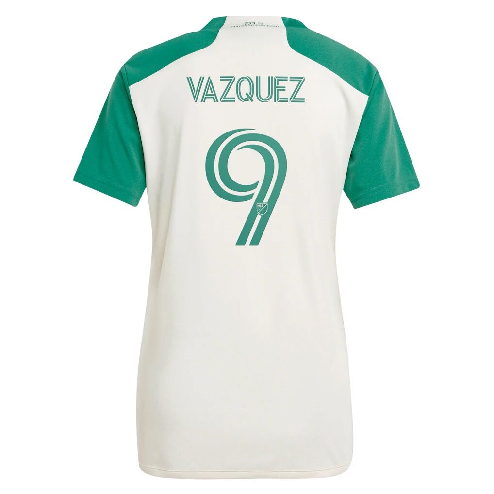 Brandon Vazquez Austin FC adidas Women's 2024 The Armadillo Kit Replica Player Jersey - Tan