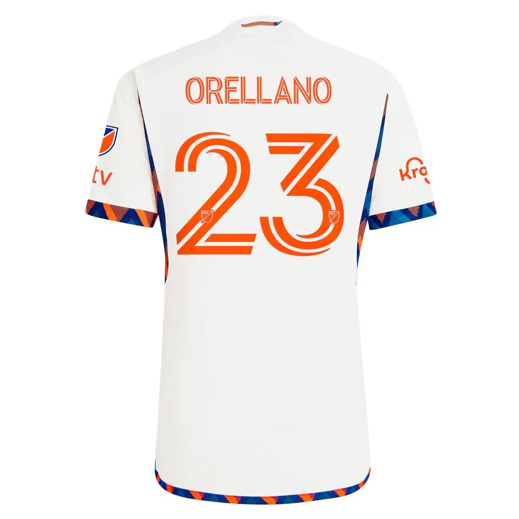 Luca Orellano FC Cincinnati adidas 2024 The Canvas Kit Authentic Player Jersey