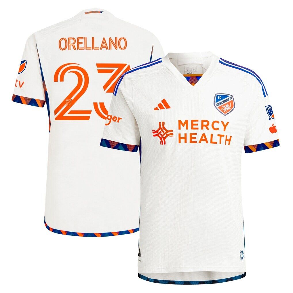 Luca Orellano FC Cincinnati adidas 2024 The Canvas Kit Authentic Player Jersey