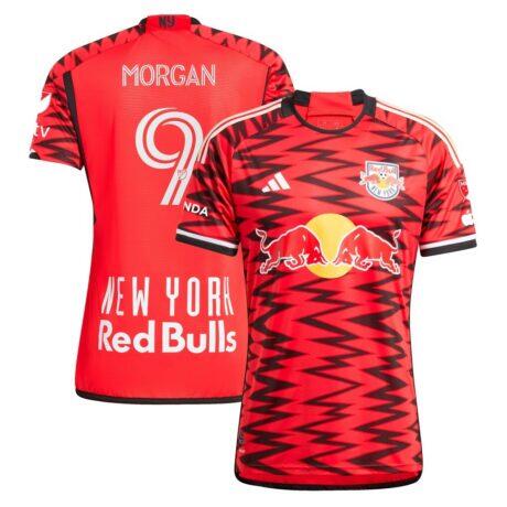 Lewis Morgan New York Red Bulls adidas 2024 Legacy Authentic Player Jersey - Red - Front View