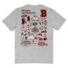 Brown Bears Vive La Fete Women's Impressions Artwork Relaxed Fit T-Shirt - Gray - Detail View
