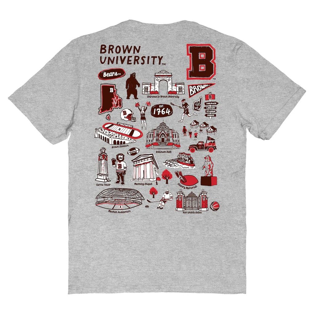 Brown Bears Vive La Fete Women's Impressions Artwork Relaxed Fit T-Shirt