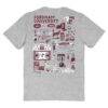 Fordham Rams Vive La Fete Women's Impressions Artwork Relaxed Fit T-Shirt - Gray - Detail View