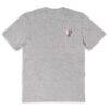 Fordham Rams Vive La Fete Women's Impressions Artwork Relaxed Fit T-Shirt - Gray - Side View