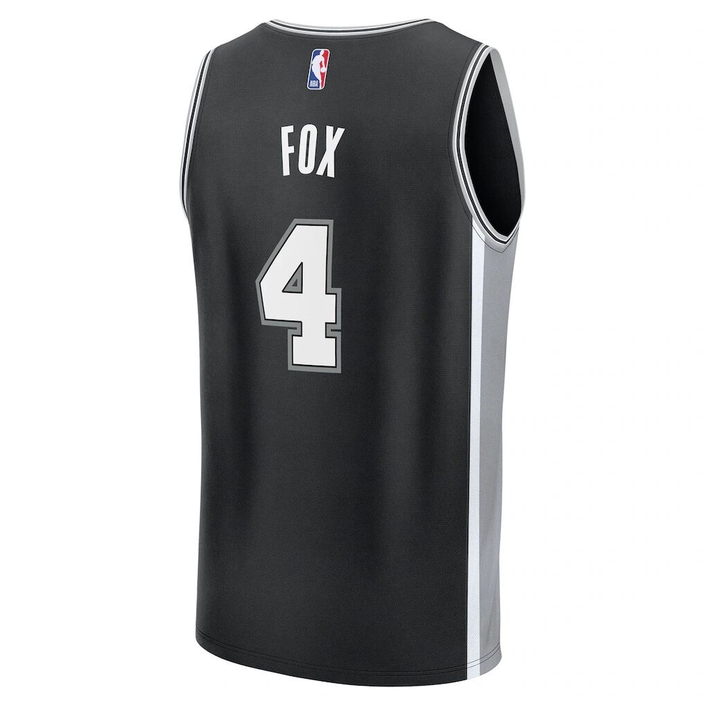 De'Aaron Fox San Antonio Spurs Fashion7 Fast Break Replica Player Jersey - Icon Edition