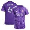 Robin Jansson Orlando City SC adidas Women's 2025 Perfect Storm Replica Player Jersey - Purple - Front View