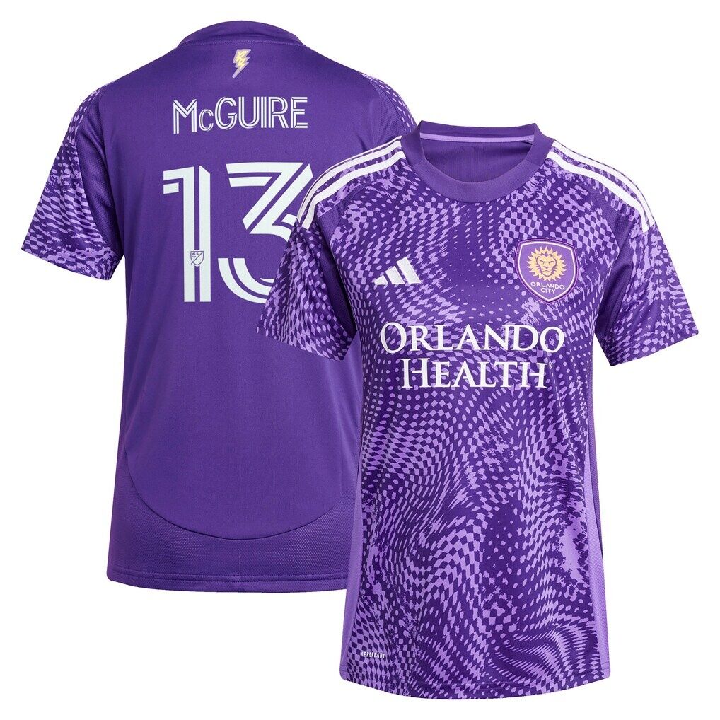 Duncan McGuire Orlando City SC adidas Women's 2025 Perfect Storm Replica Player Jersey