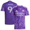 Luis Muriel Orlando City SC adidas 2025 Perfect Storm Replica Player Jersey - Purple - Front View
