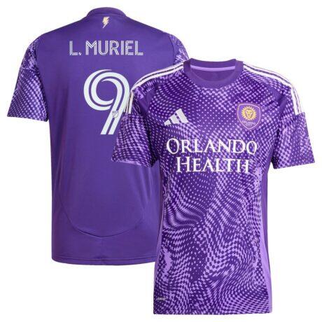 Luis Muriel Orlando City SC adidas 2025 Perfect Storm Replica Player Jersey - Purple - Front View