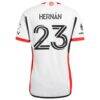 Hernán López San Jose Earthquakes adidas 2025 The 50 Kit Authentic Player Jersey - White - Detail View