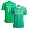 Albert Rusnak Seattle Sounders FC adidas 2024 The Anniversary Kit Replica Player Jersey - Green - Front View