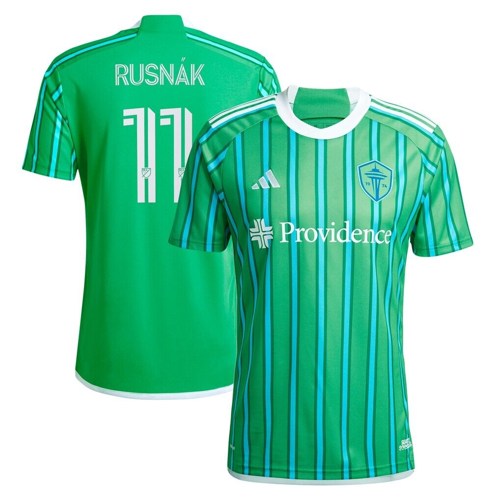 Albert Rusnak Seattle Sounders FC adidas 2024 The Anniversary Kit Replica Player Jersey