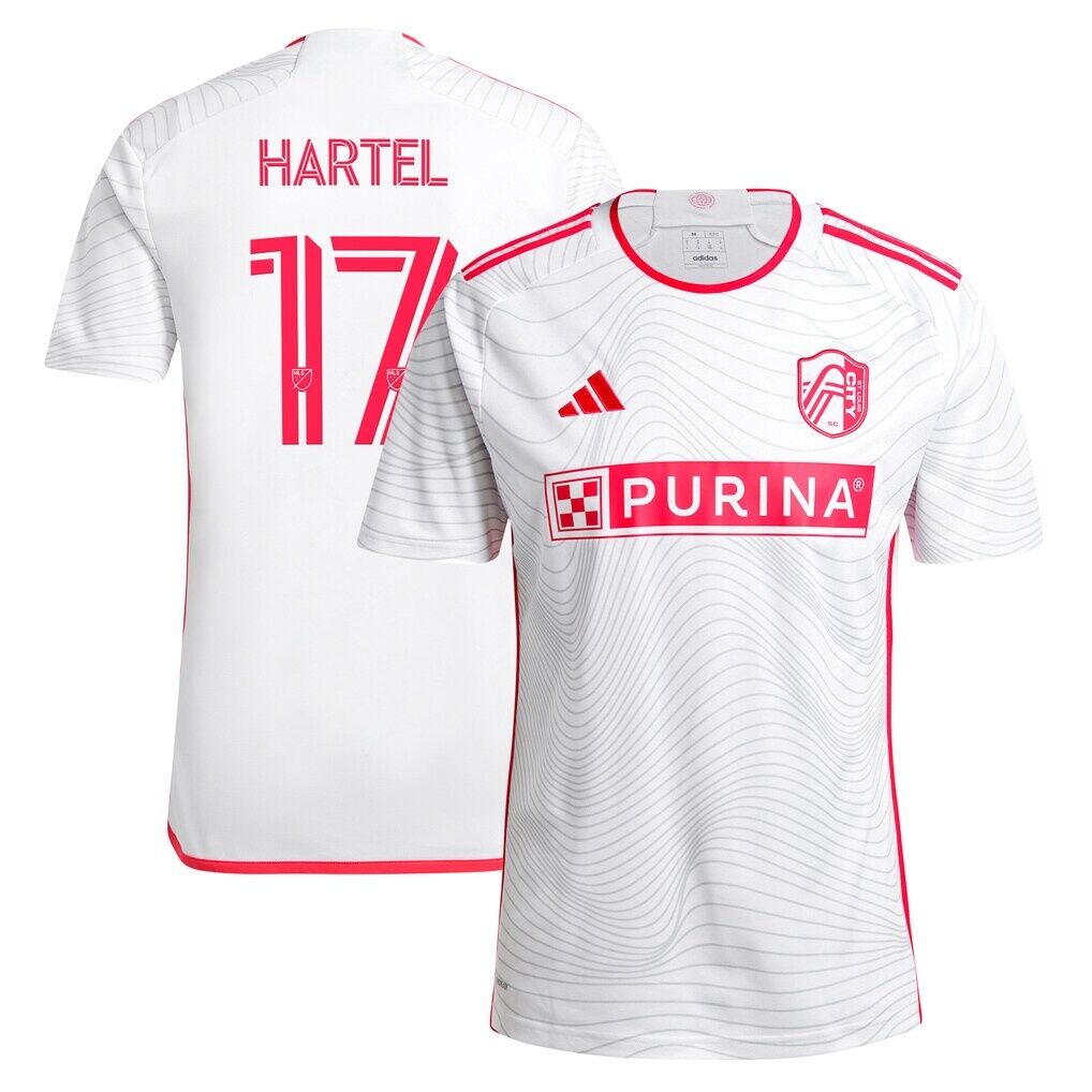 Marcel Hartel St. Louis City SC adidas 2024 The Confluence Kit Replica Player Jersey