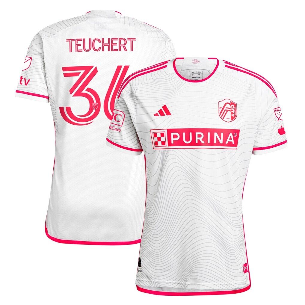 Cedric Teuchert St. Louis City SC adidas 2024 The Confluence Kit Authentic Player Jersey