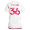 Cedric Teuchert St. Louis City SC adidas Women's 2024 The Confluence Kit Replica Player Jersey - White - Detail View