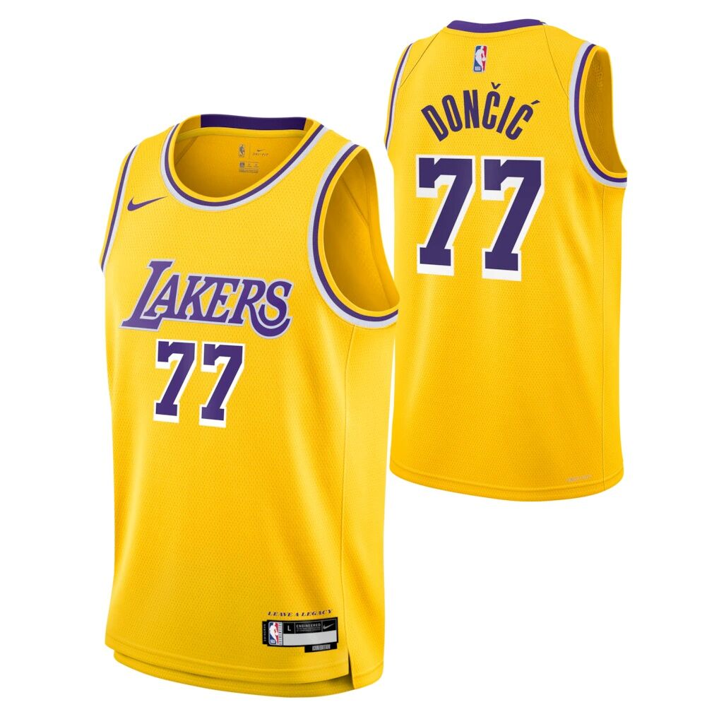 Luka Dončić Los Angeles Lakers Nike Unisex Swingman Jersey - Icon Edition