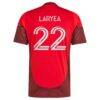Richie Laryea Toronto FC adidas 2025 Club Kit Replica Player Jersey - Red - Detail View