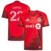 Richie Laryea Toronto FC adidas 2025 Club Kit Replica Player Jersey - Red - Front View