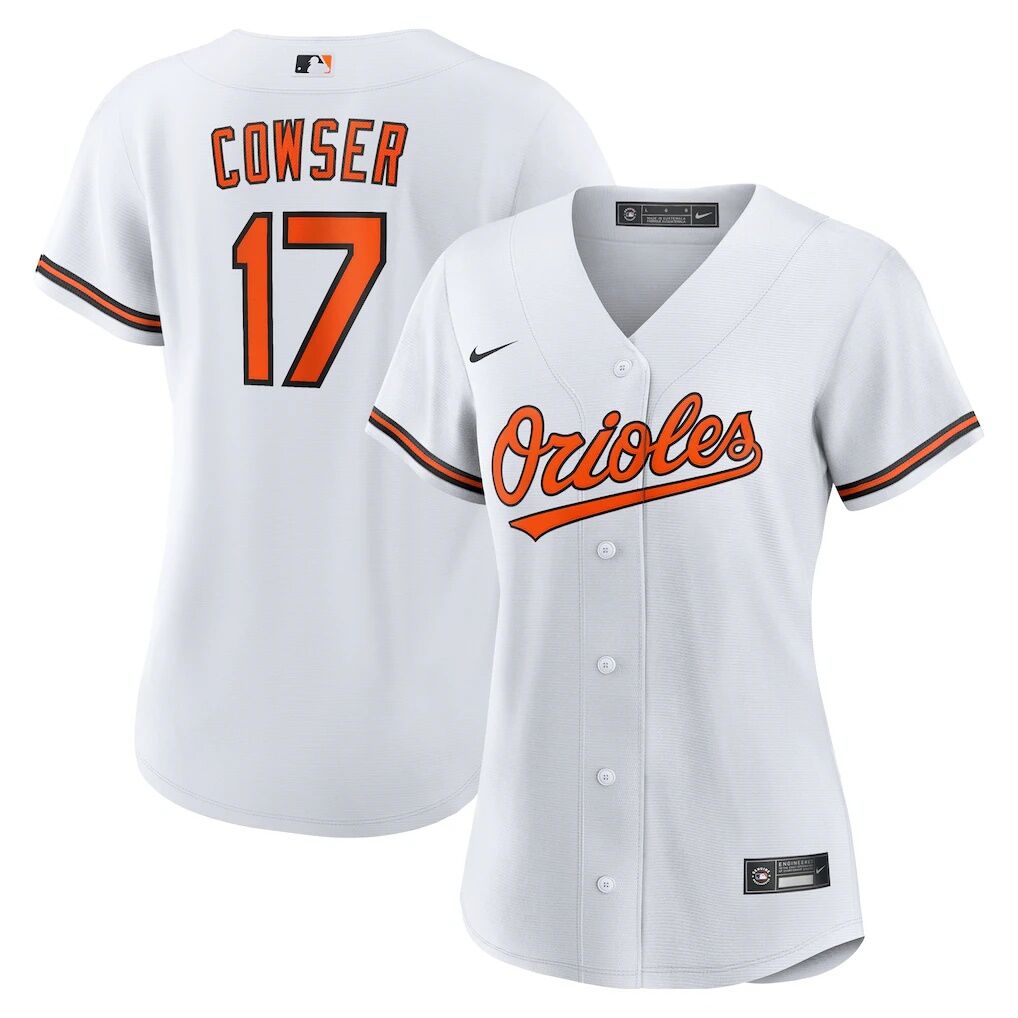 Colton Cowser Baltimore Orioles Nike Women's Home Replica Jersey