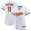 Jordan Westburg Baltimore Orioles Nike Women's Home Replica Jersey - White - Front View