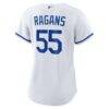 Cole Ragans Kansas City Royals Nike Women's Home Replica Jersey - White - Detail View