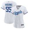 Cole Ragans Kansas City Royals Nike Women's Home Replica Jersey - White - Front View
