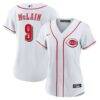 Matt McLain Cincinnati Reds Nike Women's Home Replica Jersey - White - Front View
