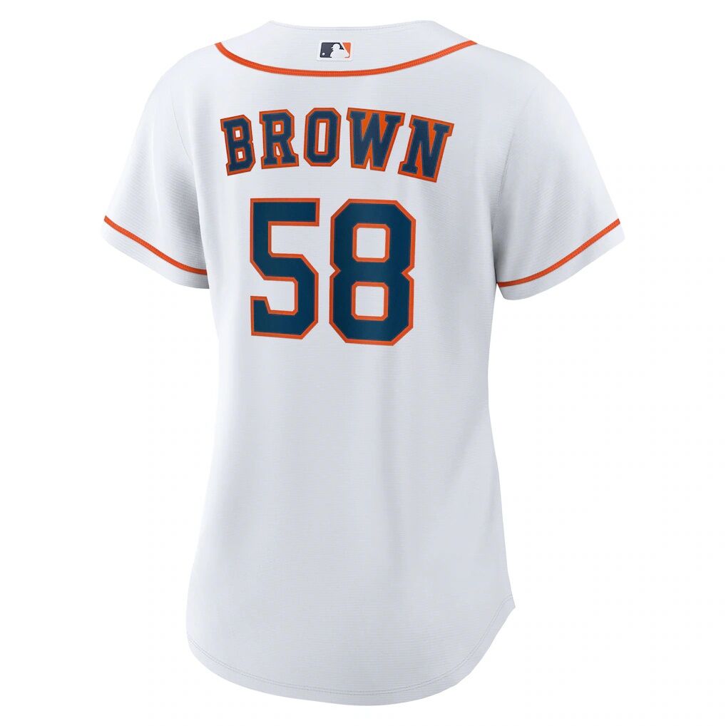 Hunter Brown Houston Astros Nike Women’s Home Replica Jersey