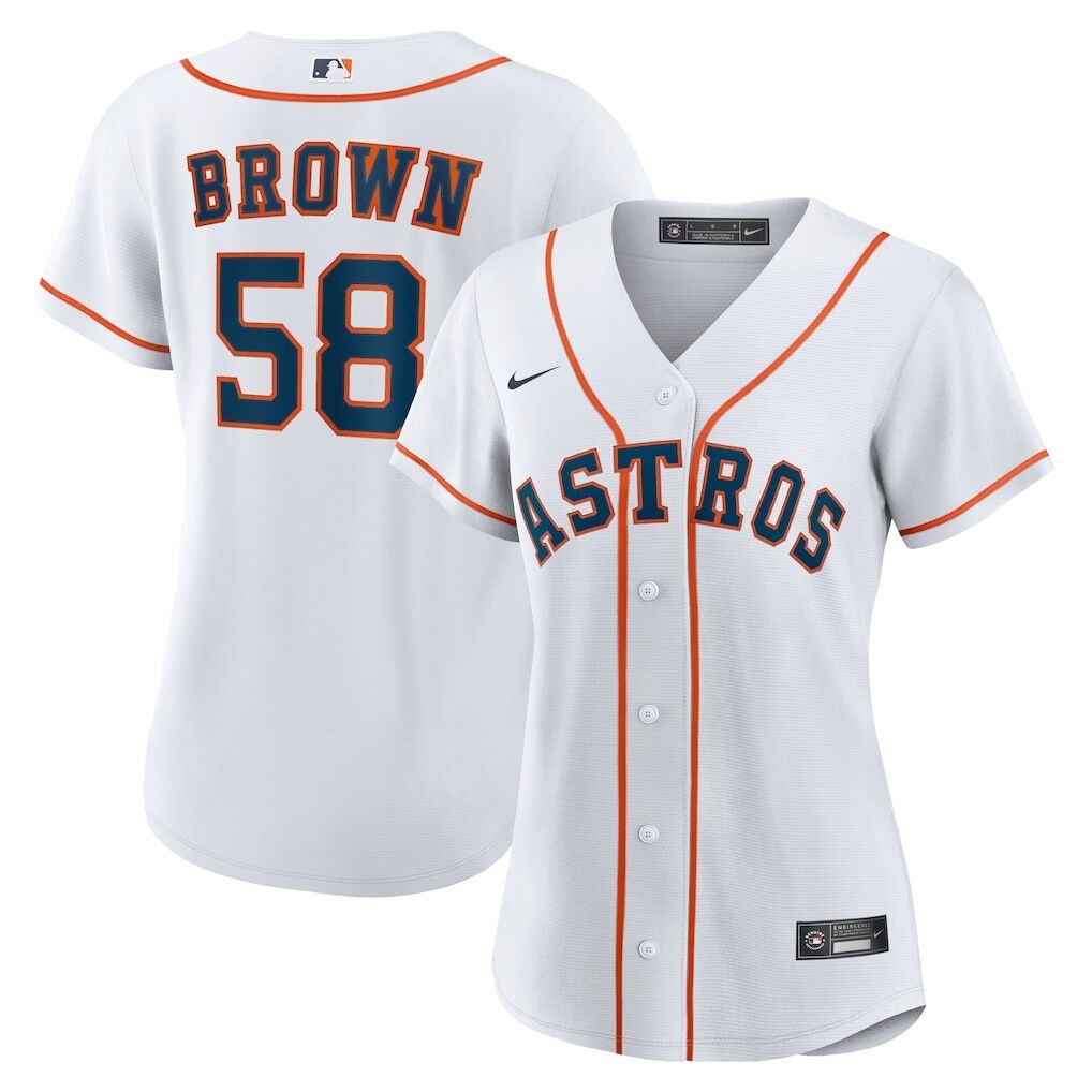 Hunter Brown Houston Astros Nike Women’s Home Replica Jersey
