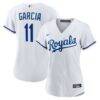 Maikel Garcia Kansas City Royals Nike Women's Home Replica Jersey - White - Front View