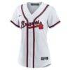 Michael Harris II Atlanta Braves Nike Women's Home Replica Jersey - White - Back View