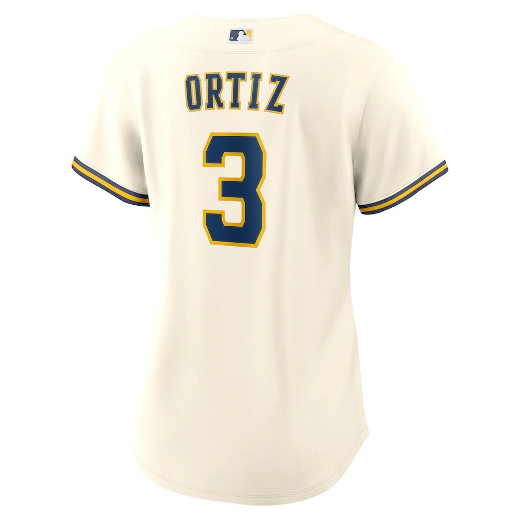 Joey Ortiz Milwaukee Brewers Nike Women's Home Replica Jersey