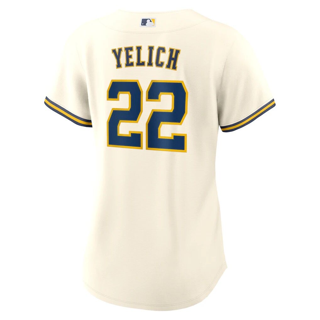 Christian Yelich Milwaukee Brewers Nike Women's Home Replica Jersey