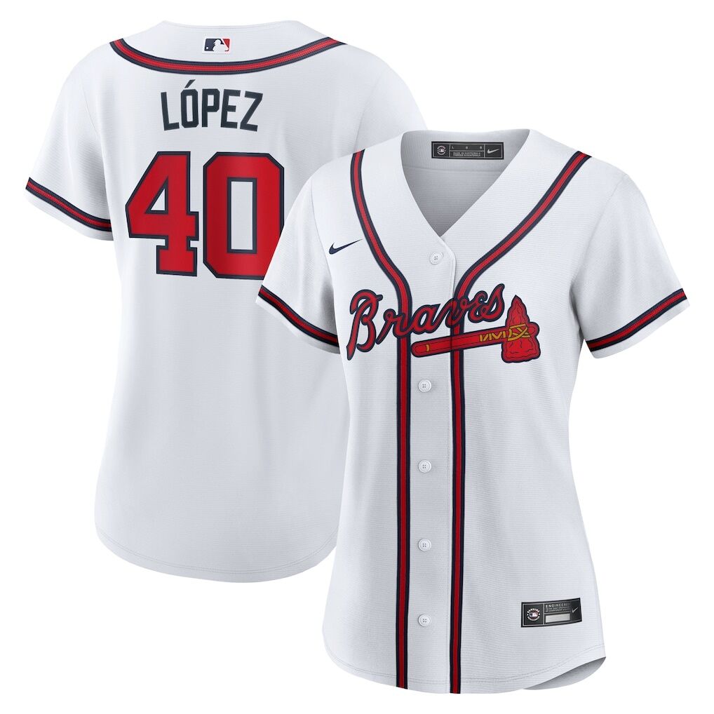 Reynaldo Lopez Atlanta Braves Nike Women’s Home Replica Jersey